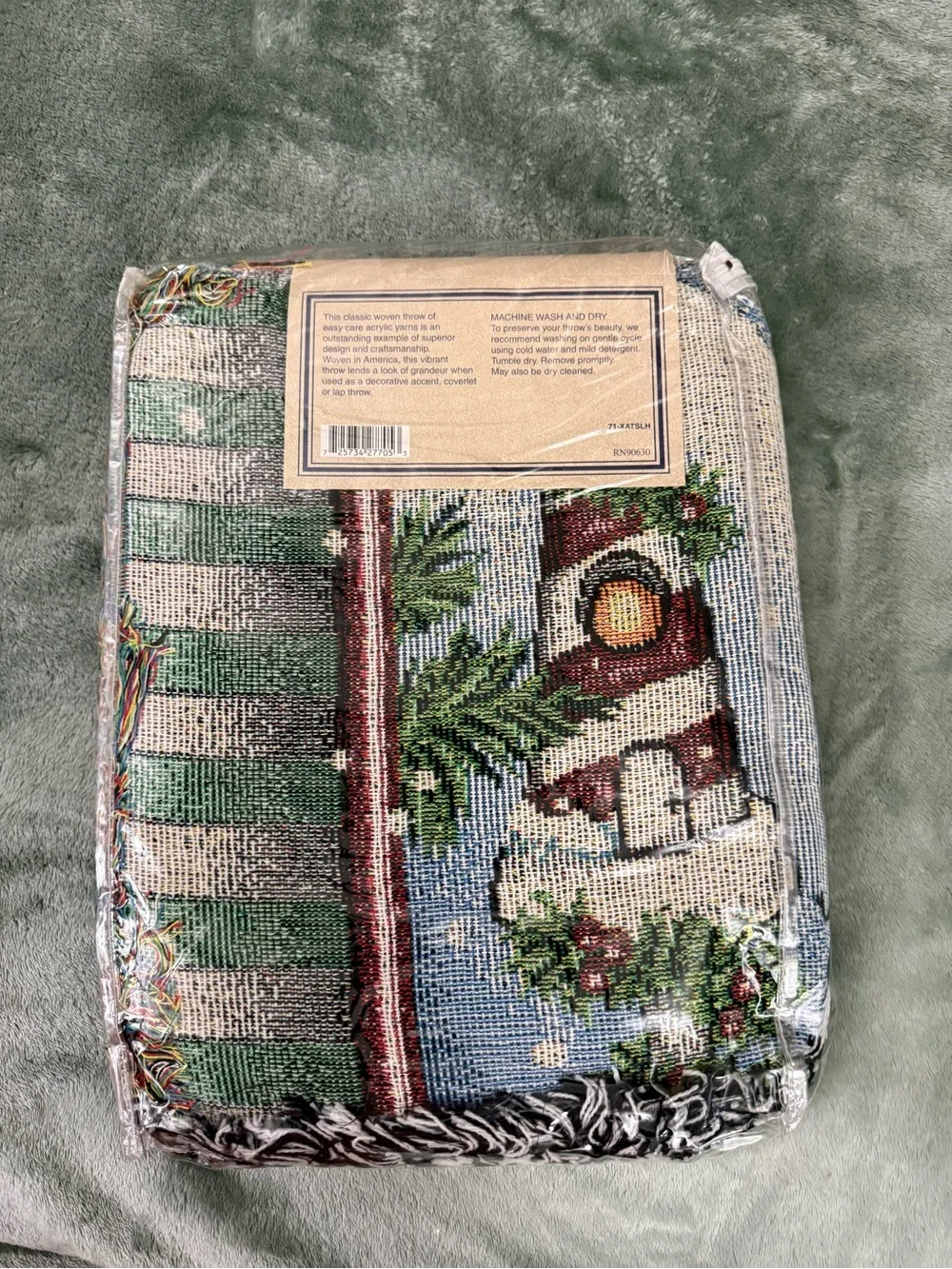 There’s Snow Place Like Home 50” X 60” Winter Themed Tapestry Throw